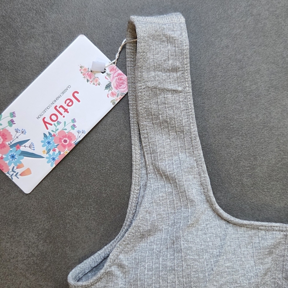 NWT Jetjoy Ribbed Sports Bra - Picture 2 of 6